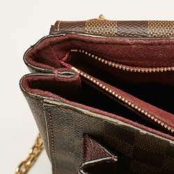 مملوكة مسبقًا Louis Vuitton Bordeaux Damier Ebene Canvas Vavin PM Bag