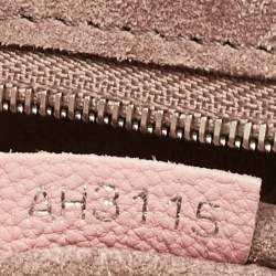 مملوكة مسبقًا Louis Vuitton Pink/Beige Leather and Python Soft Lockit PM Bag