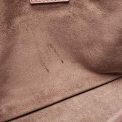 مملوكة مسبقًا Louis Vuitton Pink/Beige Leather and Python Soft Lockit PM Bag