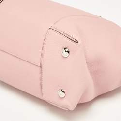 مملوكة مسبقًا Louis Vuitton Pink/Beige Leather and Python Soft Lockit PM Bag