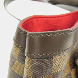 Pre Owned Louis Vuitton Damier Hampstead Mm Tote Bag Brown