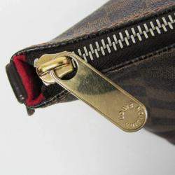 Pre Owned Louis Vuitton Damier Saleya Pm Handbag Ebene