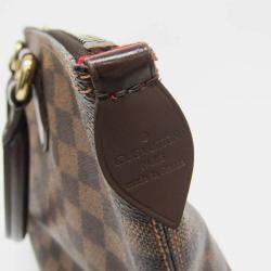 Pre Owned Louis Vuitton Damier Saleya Pm Handbag Ebene