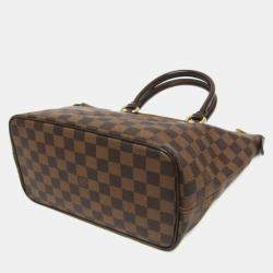 Pre Owned Louis Vuitton Damier Saleya Pm Handbag Ebene