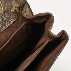 Pre Owned Louis Vuitton Monogram Canvas Pochette Metis Bag