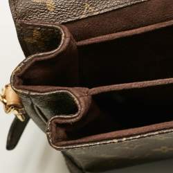 Pre Owned Louis Vuitton Monogram Canvas Pochette Metis Bag