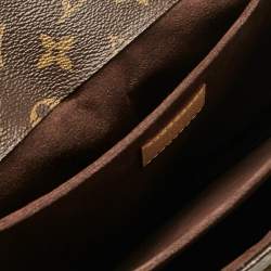 Pre Owned Louis Vuitton Monogram Canvas Pochette Metis Bag
