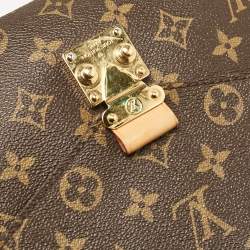 Pre Owned Louis Vuitton Monogram Canvas Pochette Metis Bag