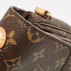 Pre Owned Louis Vuitton Monogram Canvas Pochette Metis Bag