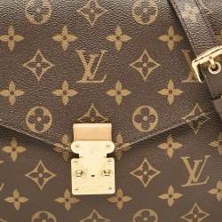 Pre Owned Louis Vuitton Monogram Canvas Pochette Metis Bag