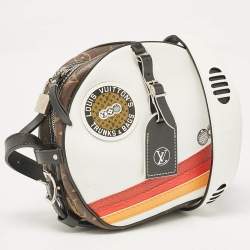 Louis Vuitton White Monogram Canvas LV Airline Boite Chapeau Souple MM Bag