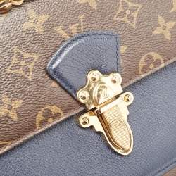 Pre Owned Louis Vuitton Blue Marine Monogram Canvas Victoire Bag
