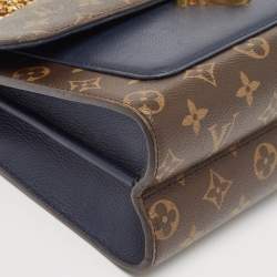 Pre Owned Louis Vuitton Blue Marine Monogram Canvas Victoire Bag