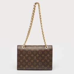 Pre Owned Louis Vuitton Blue Marine Monogram Canvas Victoire Bag