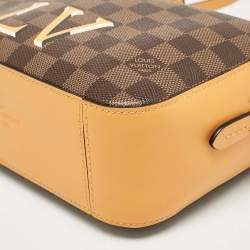 Louis Vuitton Safran Damier Ebene Santa Monica Bag