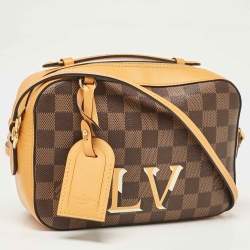 Louis Vuitton Safran Damier Ebene Santa Monica Bag