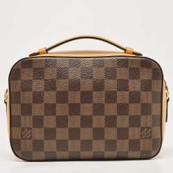 Louis Vuitton Safran Damier Ebene Santa Monica Bag