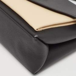 مملوكة مسبقًا Louis Vuitton Black/Cream Leather Mylockme Bag