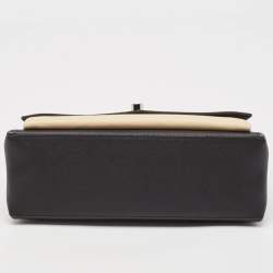 مملوكة مسبقًا Louis Vuitton Black/Cream Leather Mylockme Bag