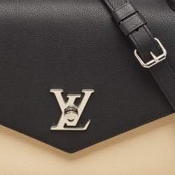مملوكة مسبقًا Louis Vuitton Black/Cream Leather Mylockme Bag