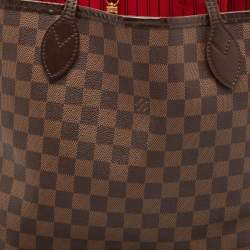 Louis Vuitton Damier Ebene Canvas Neverfull MM Bag