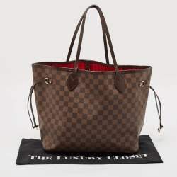 Louis Vuitton Damier Ebene Canvas Neverfull MM Bag