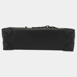 Louis Vuitton Black Taurillon Leather Steamer PM Handbag