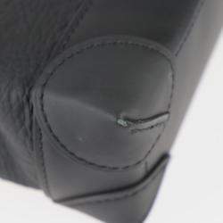 Louis Vuitton Black Taurillon Leather Steamer PM Handbag