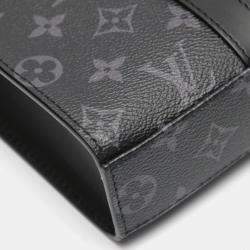 Louis Vuitton Noir Monogram Eclipse Sac Plat Tote Bag