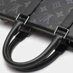 Louis Vuitton Noir Monogram Eclipse Sac Plat Tote Bag
