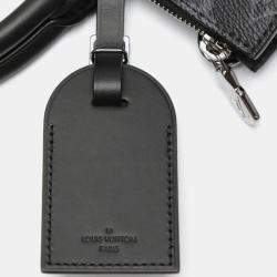 Louis Vuitton Noir Monogram Eclipse Sac Plat Tote Bag