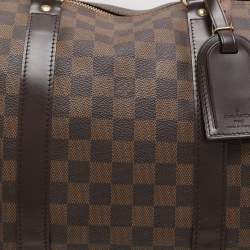 Pre Owned Louis Vuitton Damier Ebene Canvas Keepall 50 Bag