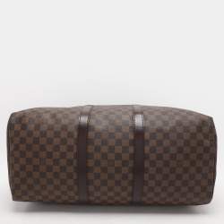 Pre Owned Louis Vuitton Damier Ebene Canvas Keepall 50 Bag