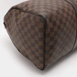 Pre Owned Louis Vuitton Damier Ebene Canvas Keepall 50 Bag