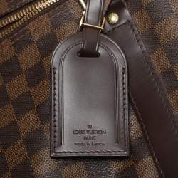 Pre Owned Louis Vuitton Damier Ebene Canvas Keepall 50 Bag