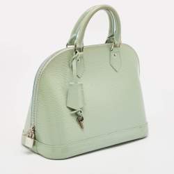 Louis Vuitton Peppermint Electric Epi Leather Alma PM Bag