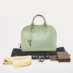 Louis Vuitton Peppermint Electric Epi Leather Alma PM Bag