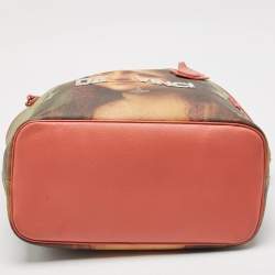 Louis Vuitton x Jeff Koons Pink Coated Canvas Da Vinci Master's Neverfull MM
