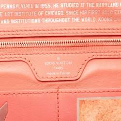 Louis Vuitton x Jeff Koons Pink Coated Canvas Da Vinci Master's Neverfull MM