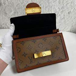 Louis Vuitton Brown Monogram Canvas Daphne Mini Wallet on Chain