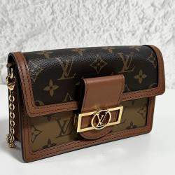 Louis Vuitton Brown Monogram Canvas Daphne Mini Wallet on Chain