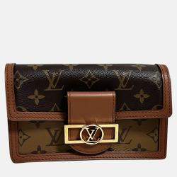 Louis Vuitton Brown Monogram Canvas Daphne Mini Wallet on Chain