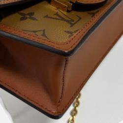 Louis Vuitton Brown Monogram Canvas Daphne Mini Wallet on Chain