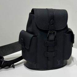 Louis Vuitton Black Leather XS Christopher Backpack