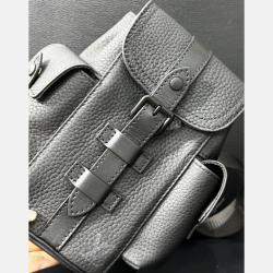 Louis Vuitton Black Leather XS Christopher Backpack