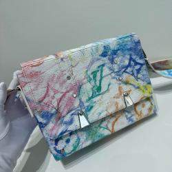 Pre Owned Louis Vuitton Multicolor Trunk Messenger Bag