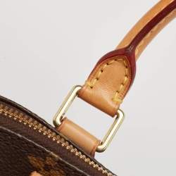 Pre Owned Louis Vuitton Monogram Canvas Patches Alma PM Bag