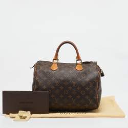 Pre Owned Louis Vuitton Monogram Canvas Speedy 30 Bag