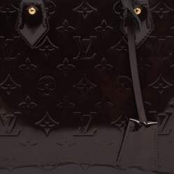 Pre Owned Louis Vuitton Amarante Monogram Vernis Alma PM Bag