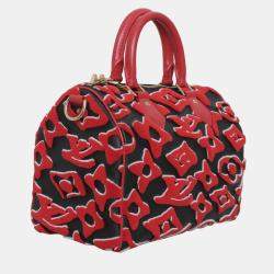 Louis Vuitton x Urs Fischer Tufted Monogram Speedy Bandouliere 25 Bag